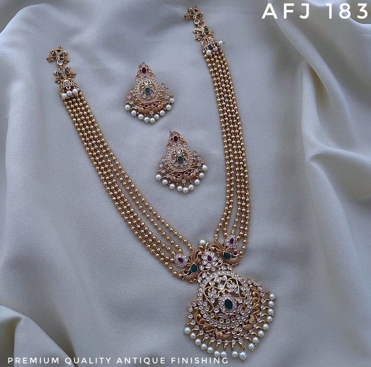 Maruthi Super Original Kemp Necklace Set