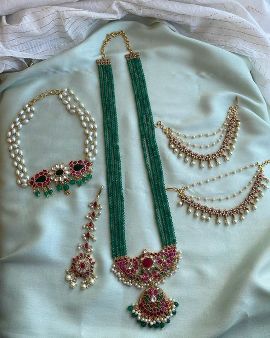 Laxmi Vilas Necklace Combo Set